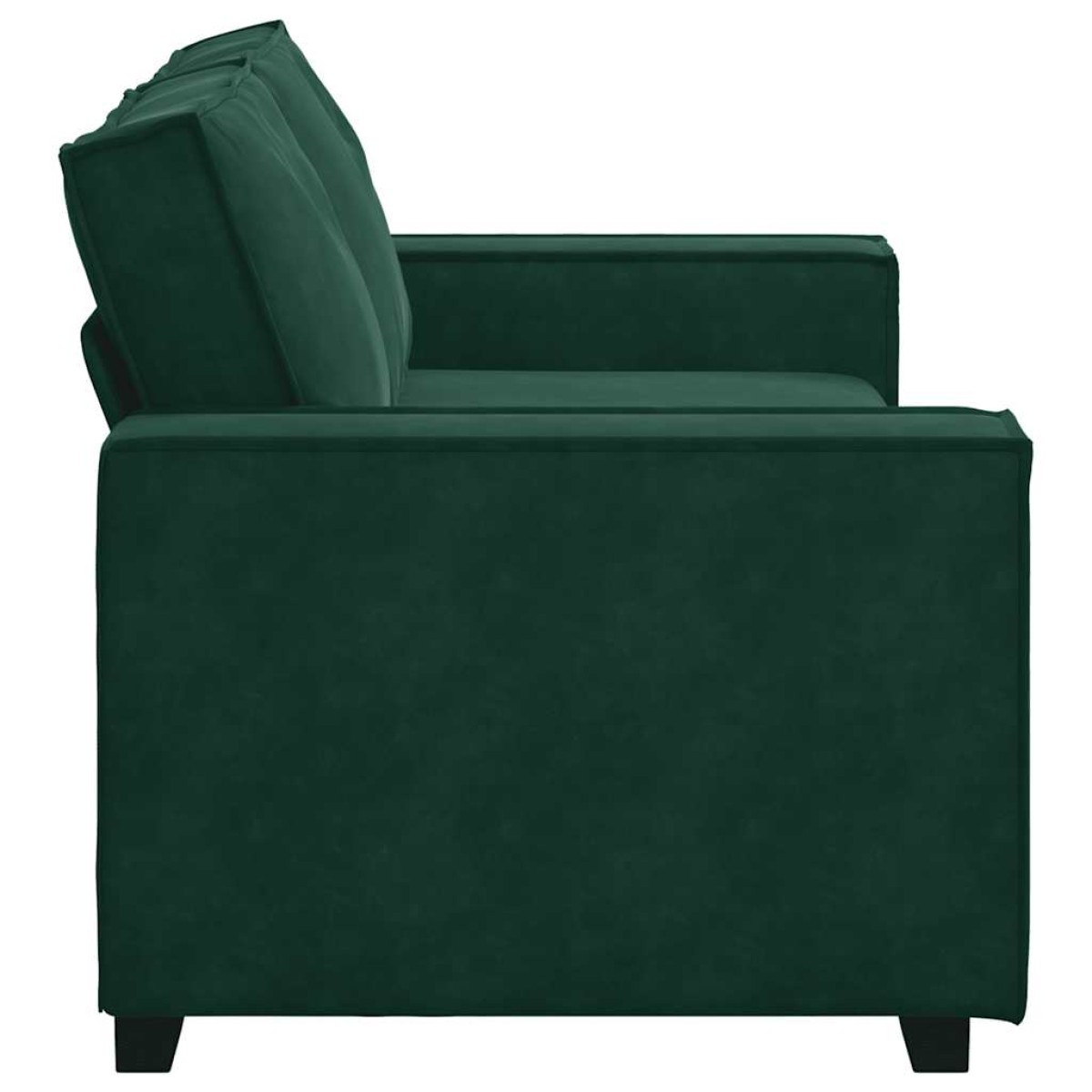 vidaXL Διθέσιος Καναπές Σκούρο Πράσινο 180x78x84 εκ. Βελούδο