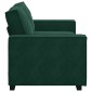 vidaXL Διθέσιος Καναπές Σκούρο Πράσινο 180x78x84 εκ. Βελούδο