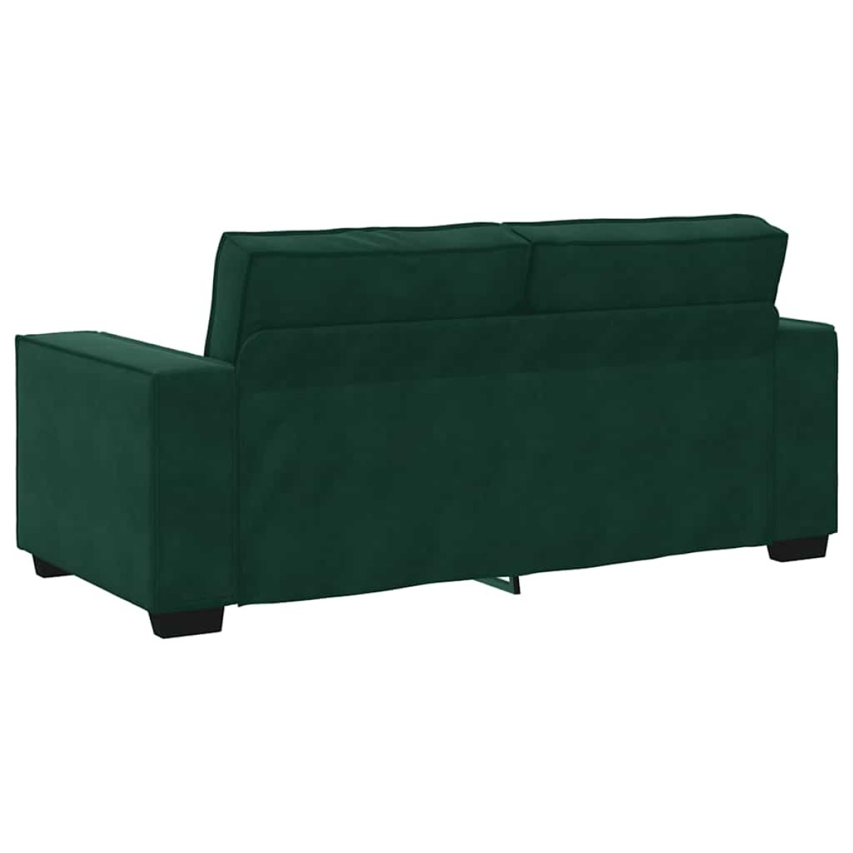 vidaXL Διθέσιος Καναπές Σκούρο Πράσινο 180x78x84 εκ. Βελούδο