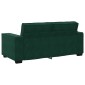 vidaXL Διθέσιος Καναπές Σκούρο Πράσινο 180x78x84 εκ. Βελούδο