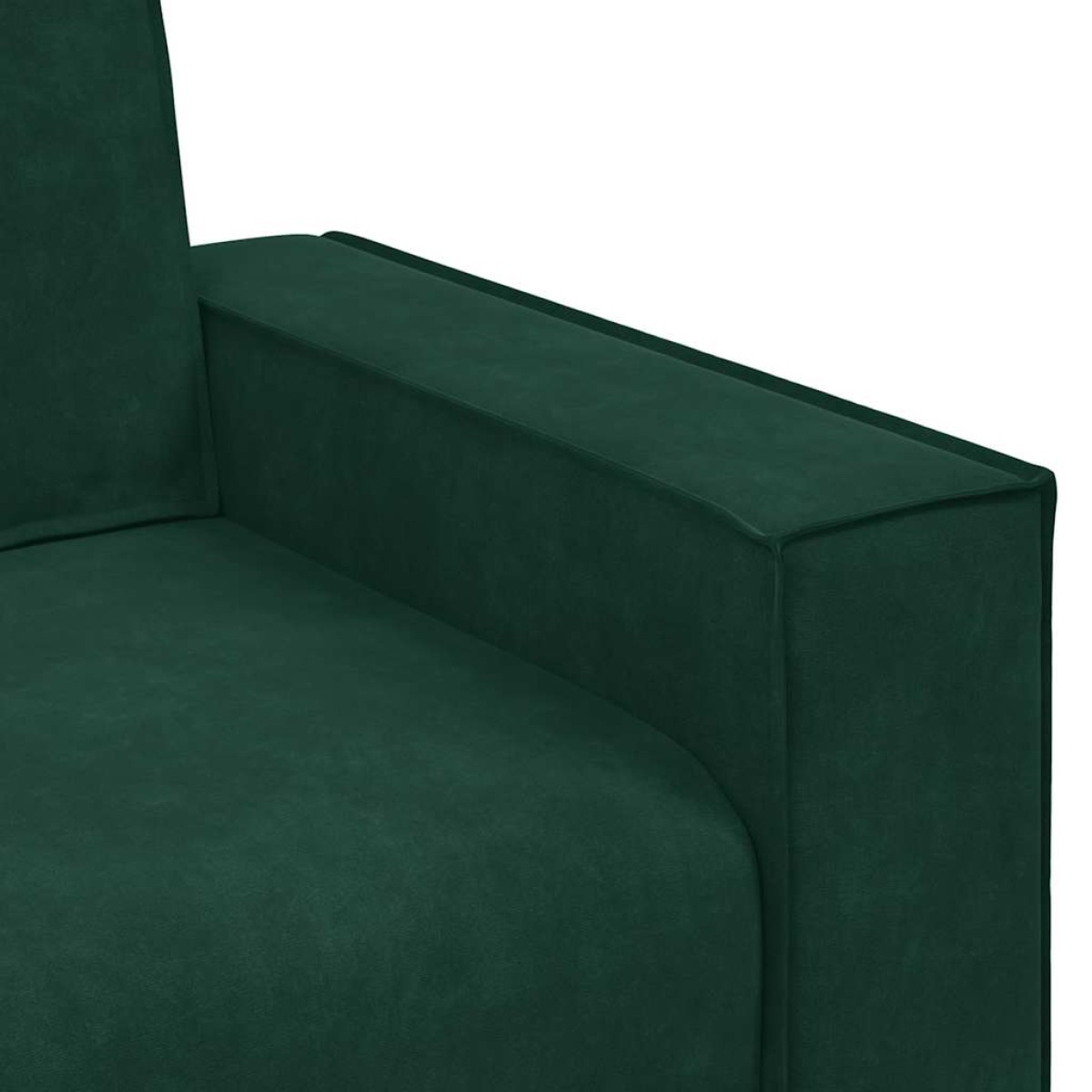 vidaXL Διθέσιος Καναπές Σκούρο Πράσινο 180x78x84 εκ. Βελούδο