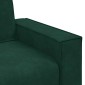 vidaXL Διθέσιος Καναπές Σκούρο Πράσινο 180x78x84 εκ. Βελούδο