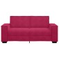 vidaXL Διθέσιος Καναπές Κόκκινος Βελούδος 180x78x84 εκ.