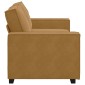 vidaXL Διθέσιος Καναπές Καφέ Βελούδινος 180x78x84 εκ.