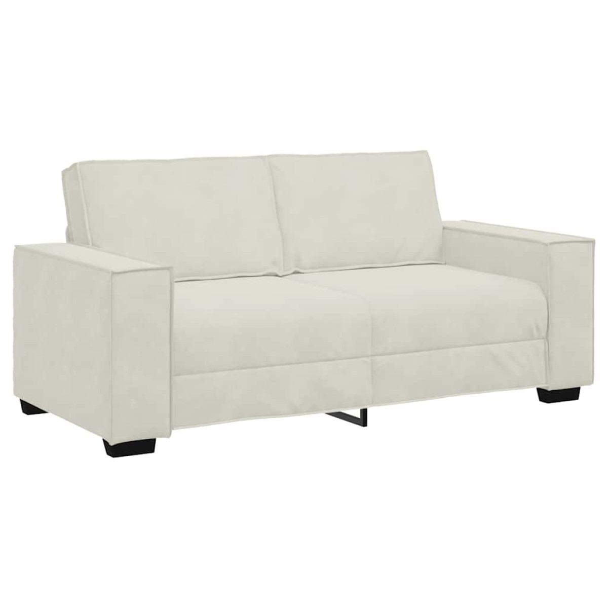 vidaXL Διθέσιος Καναπές Κρεμ 180x78x84 εκ. Βελούδο
