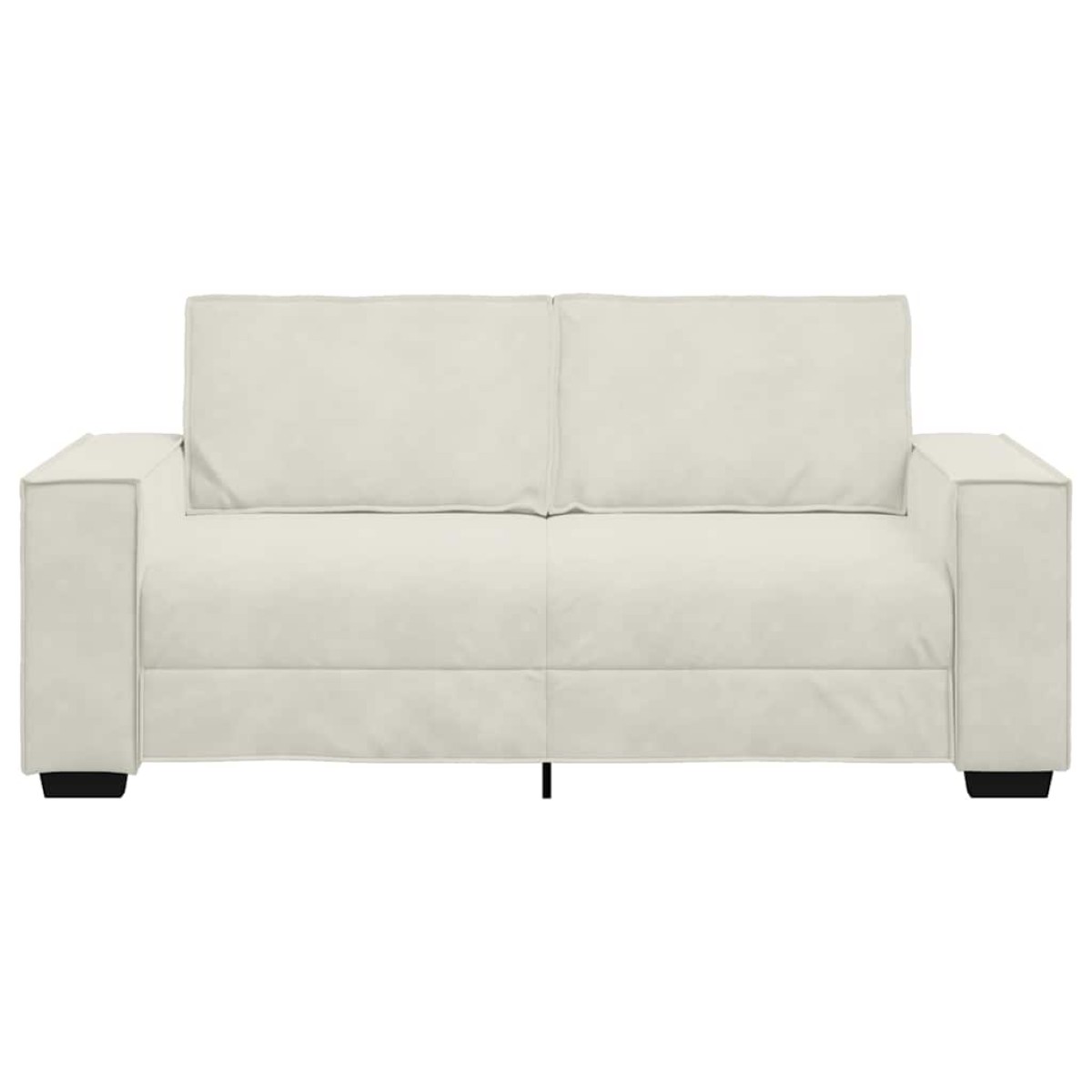 vidaXL Διθέσιος Καναπές Κρεμ 180x78x84 εκ. Βελούδο