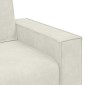 vidaXL Διθέσιος Καναπές Κρεμ 180x78x84 εκ. Βελούδο