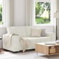 vidaXL Διθέσιος Καναπές Κρεμ 180x78x84 εκ. Βελούδο