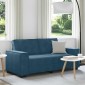 vidaXL Διθέσιος Καναπές Μπλε 180x78x84 εκ. Βελούδο