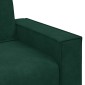 vidaXL Τριθέσιος Καναπές Σκούρο Πράσινο 220x78x84 εκ. Βελούδο