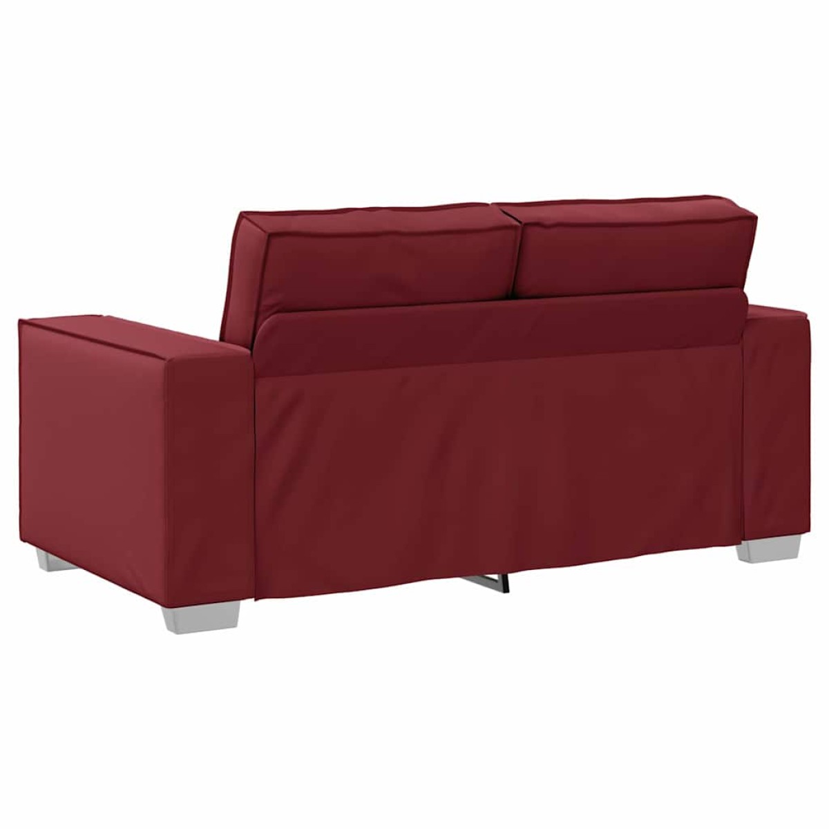 vidaXL Διθέσιος καναπές Κόκκινο 160 cm Τεχνητό Δέρμα