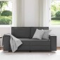 vidaXL Διθέσιος καναπές Γκρι 180 cm Τεχνητό Δέρμα