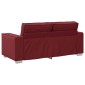 vidaXL Διθέσιος καναπές Κόκκινο 180 cm Τεχνητό Δέρμα