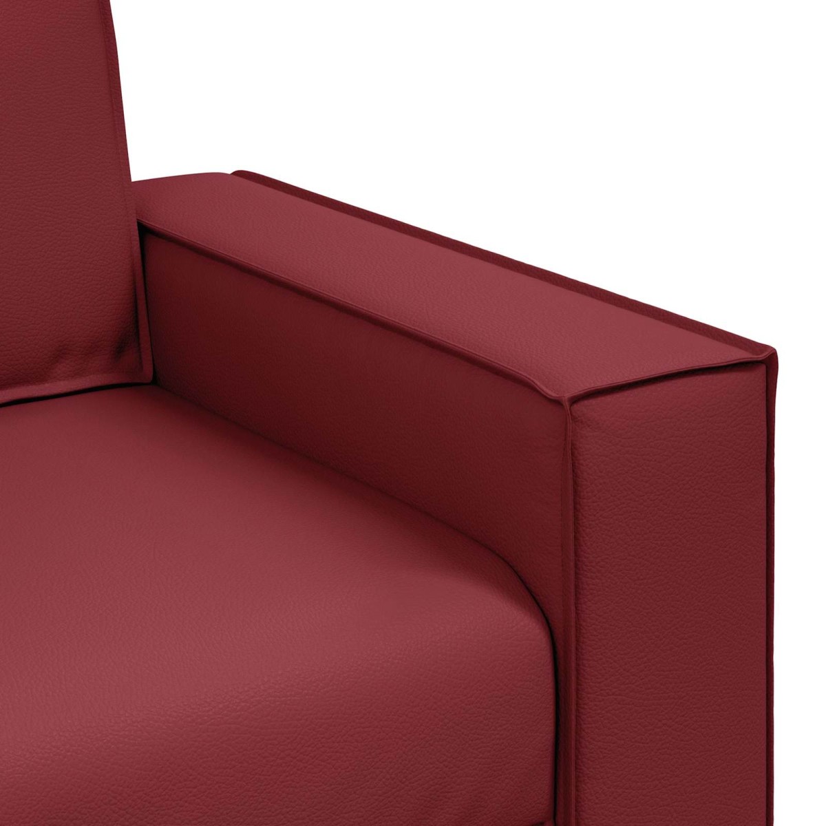 vidaXL Διθέσιος καναπές Κόκκινο 180 cm Τεχνητό Δέρμα
