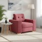 vidaXL Πολυθρόνα-Καναπέ Κόκκινη 100 x 78 x 80 εκ. από Ύφασμα