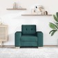 vidaXL Πολυθρόνα-Καναπέ Σκούρο Πράσινο 100x78x80 εκ. Ύφασμα