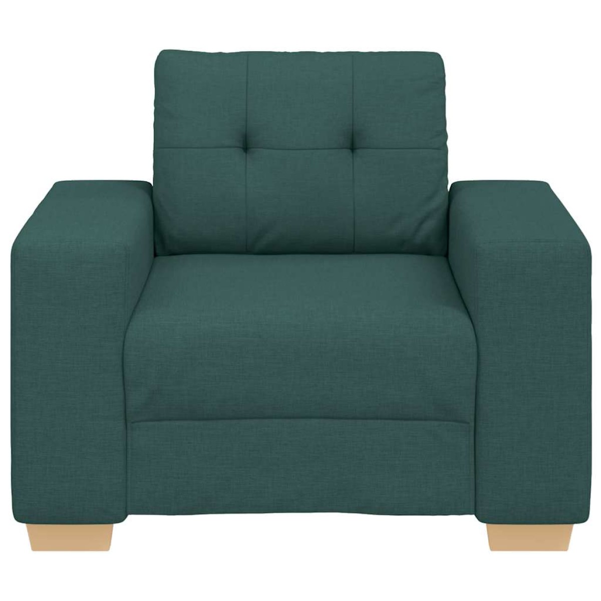 vidaXL Πολυθρόνα-Καναπέ Σκούρο Πράσινο 100x78x80 εκ. Ύφασμα