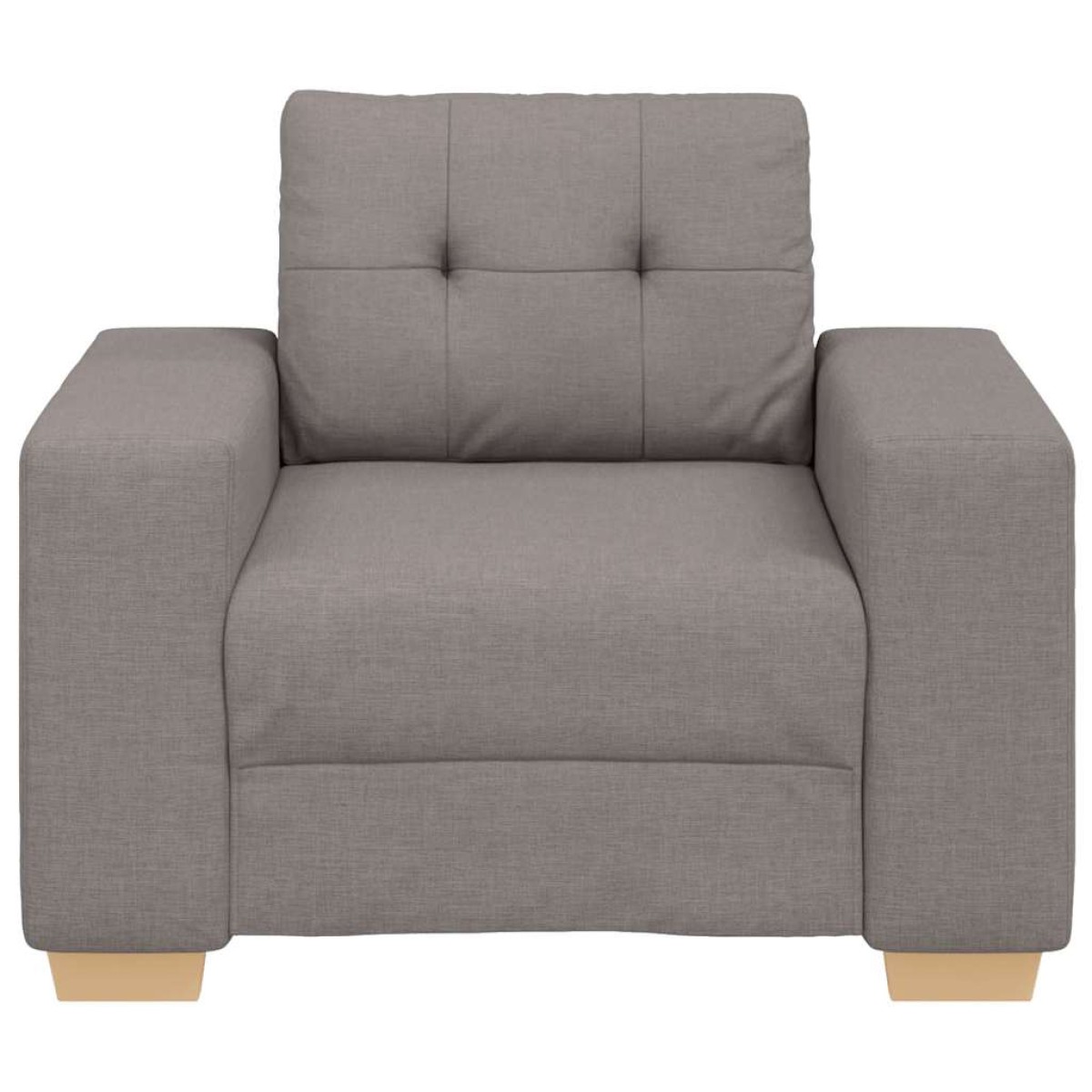 vidaXL Πολυθρόνα-Καναπέ-Μπεζ 100x78x80 εκ. Ύφασμα