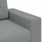 vidaXL Καναπές-Διθέσιος Ανοιχτό Γκρι 160 x 77 x 82 εκ. Ύφασμα