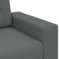 vidaXL Καναπές-Διθέσιος Σκούρο Γκρι 160 x 77 x 82 εκ. Υφασμάτινος