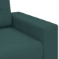 vidaXL Καναπές-Διθέσιος Σκούρο Πράσινο 160 x 77 x 82 εκ. Ύφασμα