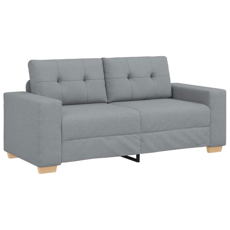 vidaXL Καναπές-Διθέσιος Ανοιχτό Γκρι 180 x 77 x 82 εκ. Ύφασμα