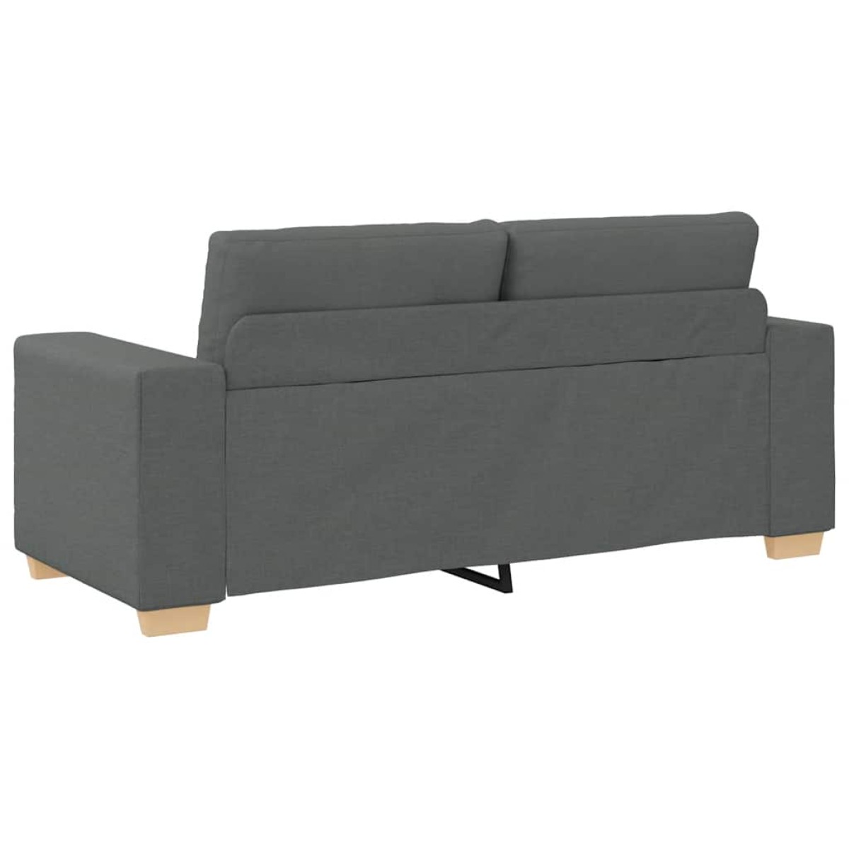 vidaXL Καναπές-Διθέσιος Σκούρο Γκρι 180 x 77 x 82 εκ. Ύφασμα