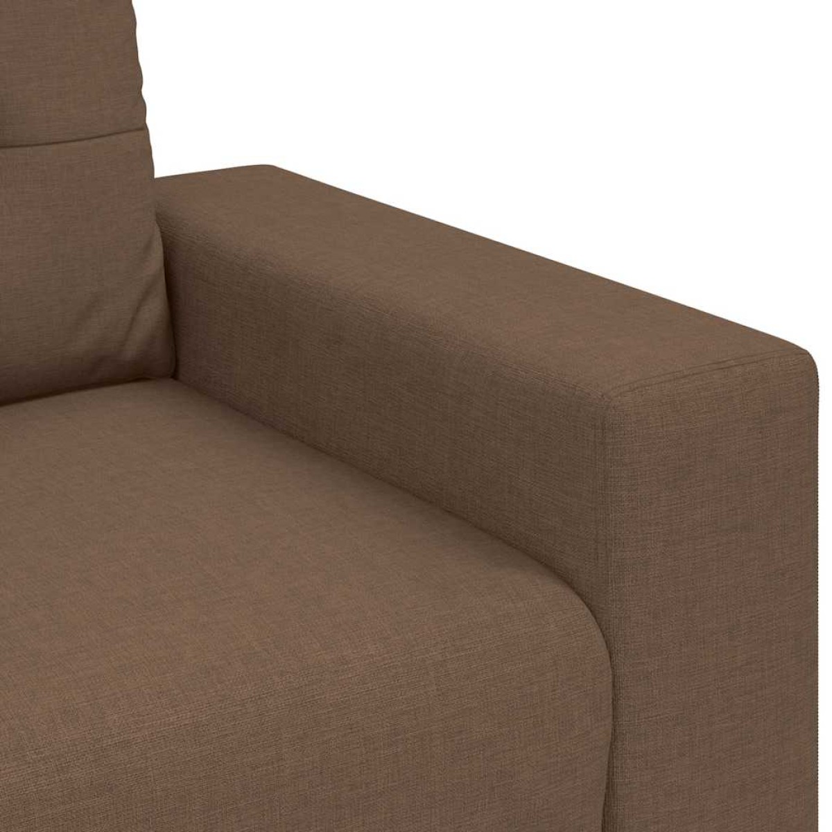 vidaXL Καναπές Διθέσιος Καφέ 180 x 77 x 82 εκ. Ύφασμα