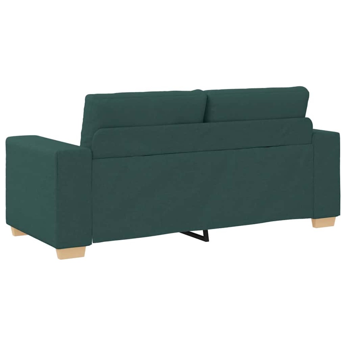 vidaXL Καναπές-Διθέσιος Σκούρο Πράσινο 180x77x82 εκ. Ύφασμα