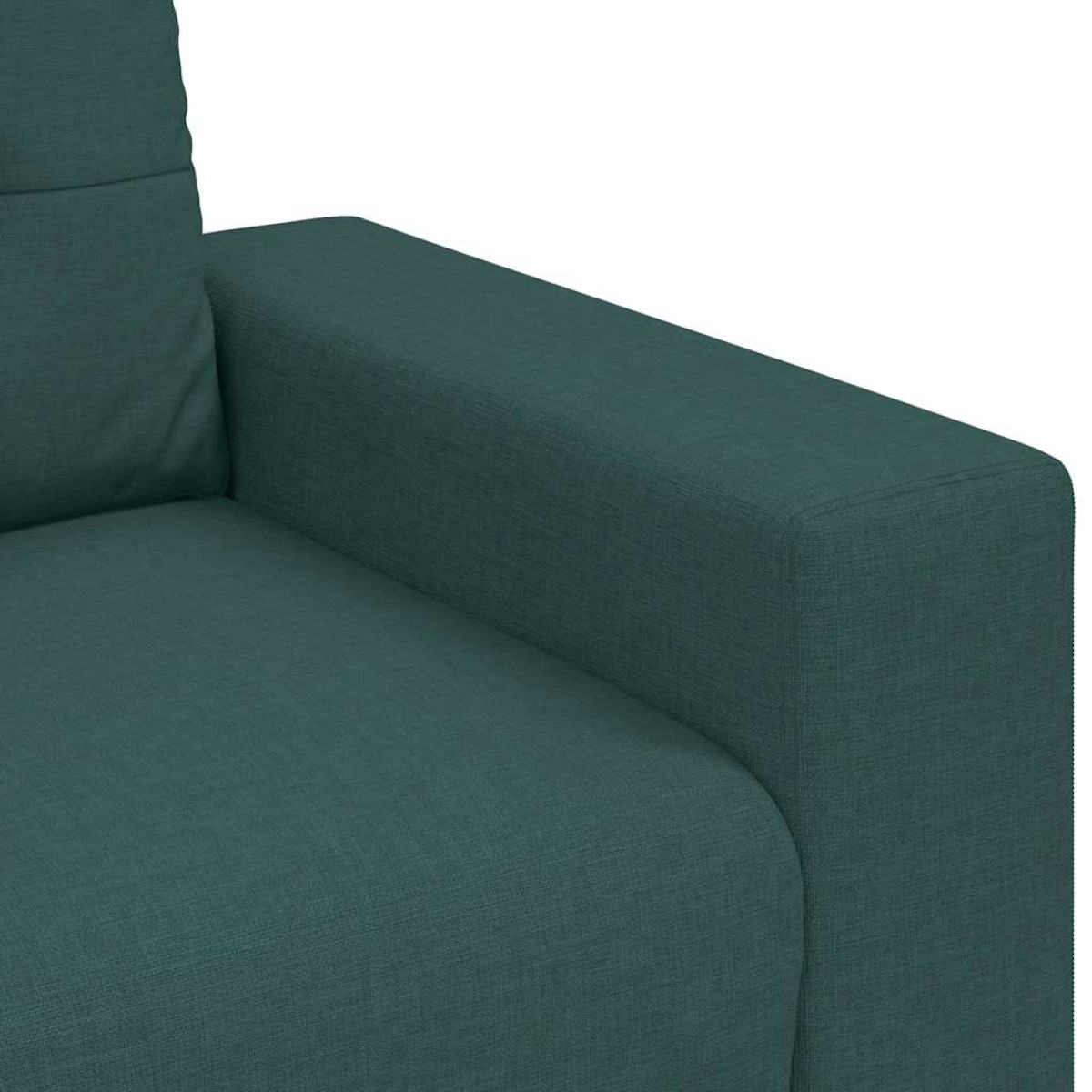 vidaXL Καναπές-Διθέσιος Σκούρο Πράσινο 180x77x82 εκ. Ύφασμα