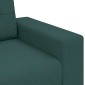 vidaXL Καναπές-Διθέσιος Σκούρο Πράσινο 180x77x82 εκ. Ύφασμα