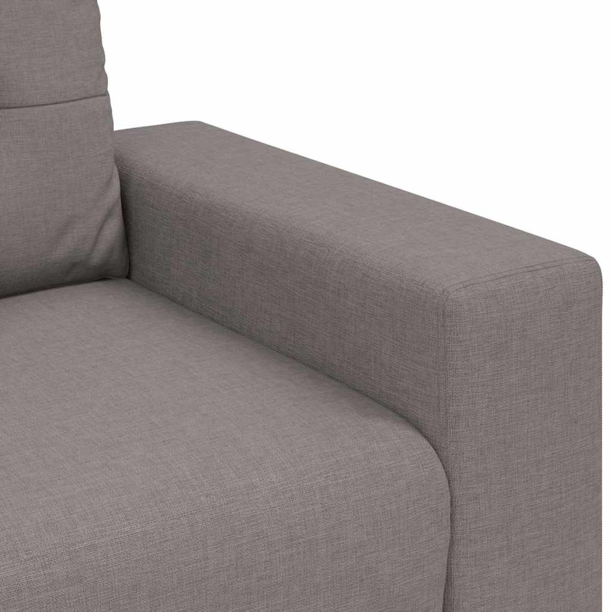 vidaXL Καναπές-Διθέσιος με Θέση Ύφασμα, Μπεζ 180x77x82 εκ.