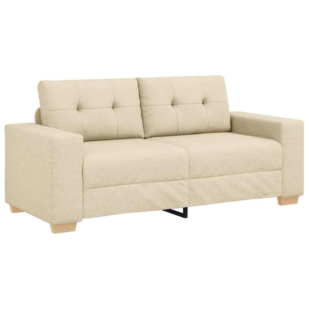 vidaXL Διθέσιος Καναπές-Διάδρομος Κρεμ 180x77x82 εκ. Ύφασμα