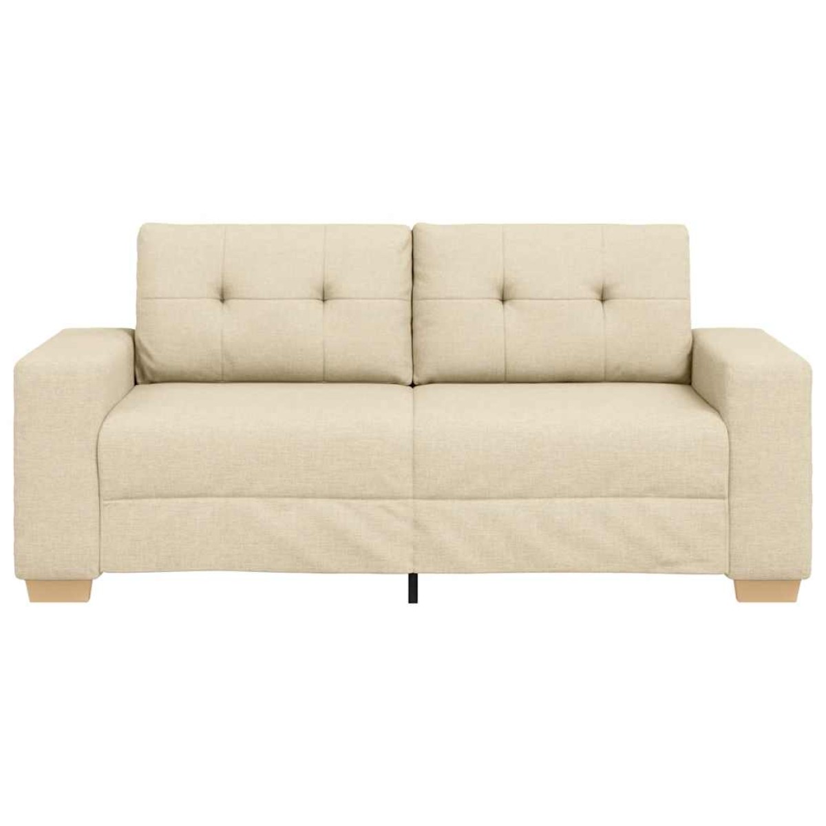 vidaXL Διθέσιος Καναπές-Διάδρομος Κρεμ 180x77x82 εκ. Ύφασμα