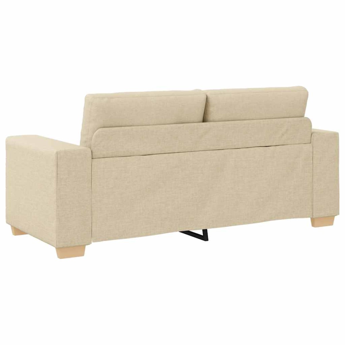 vidaXL Διθέσιος Καναπές-Διάδρομος Κρεμ 180x77x82 εκ. Ύφασμα