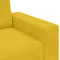 vidaXL Πολυθρόνα Κίτρινη Βελούδινη 100x78x80 εκ.