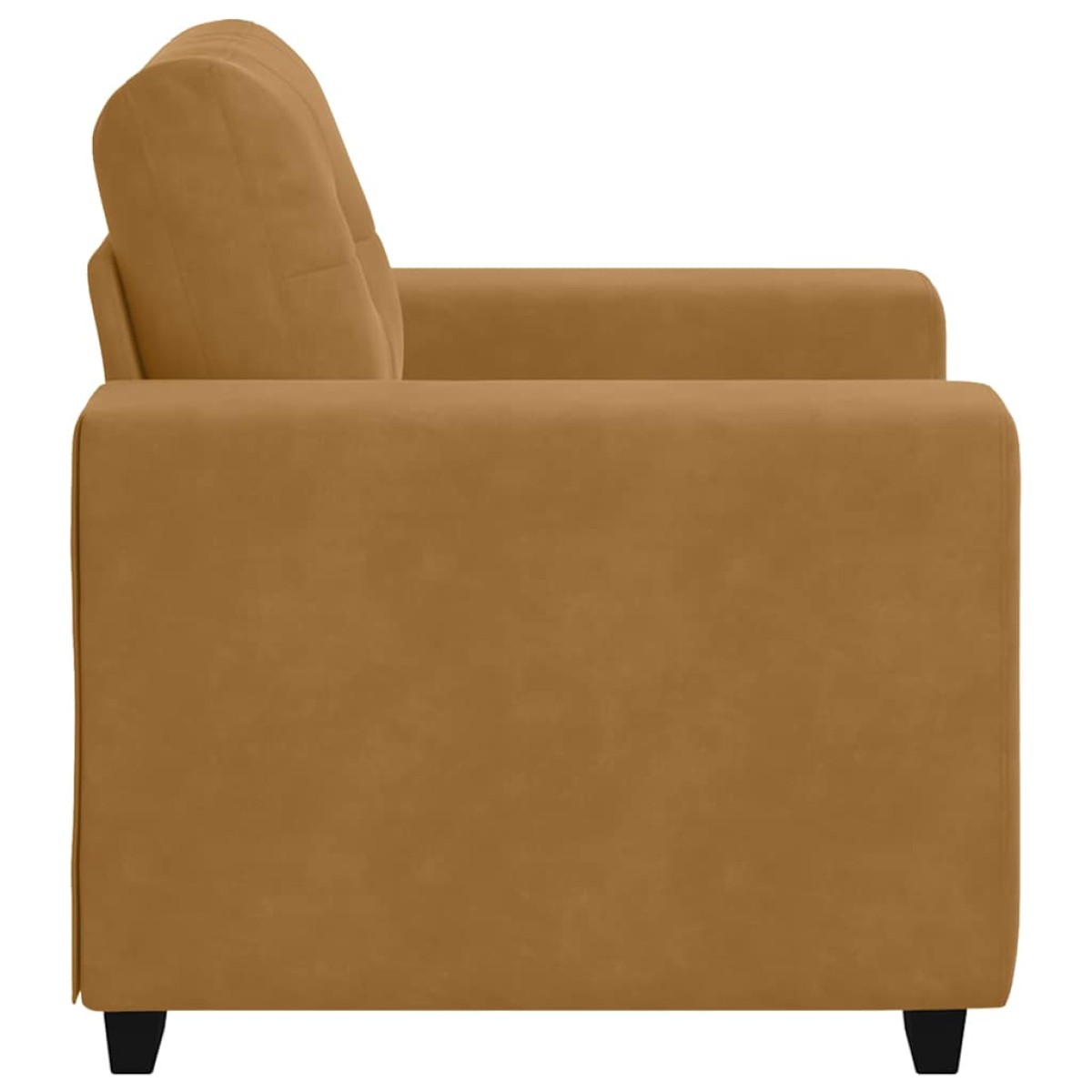 vidaXL Πολυθρόνα Καφέ Βελούδινη 100x78x80 εκ.