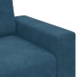 vidaXL Πολυθρόνα-Καναπέ Μπλε Βελούδινη 100x78x80 εκ.
