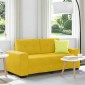 vidaXL Καναπές-Διθέσιος Κίτρινος Βελούδος 180 x 77 x 82 εκ.