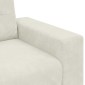 vidaXL Διθέσιος Καναπές-Διάδρομος Κρεμ 180x77x82 εκ. Βελούδο