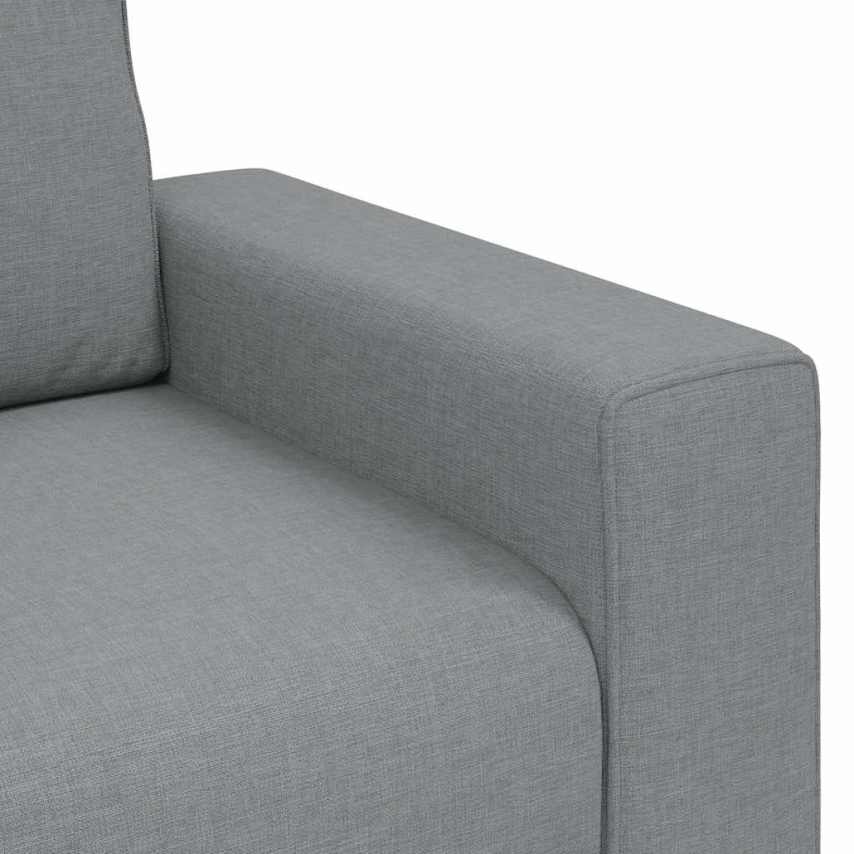 vidaXL Πολυθρόνα Ανοιχτό Γκρι 100 x 77 x 82 εκ. Ύφασμα