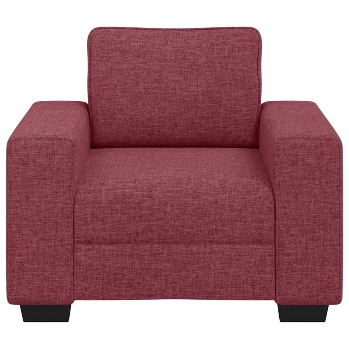 vidaXL Πολυθρόνα-Καναπέ Κόκκινη 100 x 77 x 82 εκ. Ύφασμα