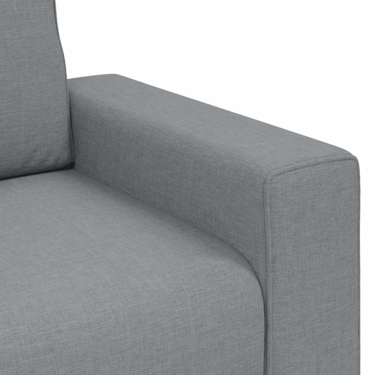 vidaXL Διθέσιος Καναπές Ανοιχτό Γκρι 160x77x82 εκ. Ύφασμα