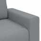 vidaXL Διθέσιος Καναπές Ανοιχτό Γκρι 160x77x82 εκ. Ύφασμα
