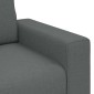 vidaXL Διθέσιος Καναπές Σκούρο Γκρι 160x77x82 εκ. Ύφασμα