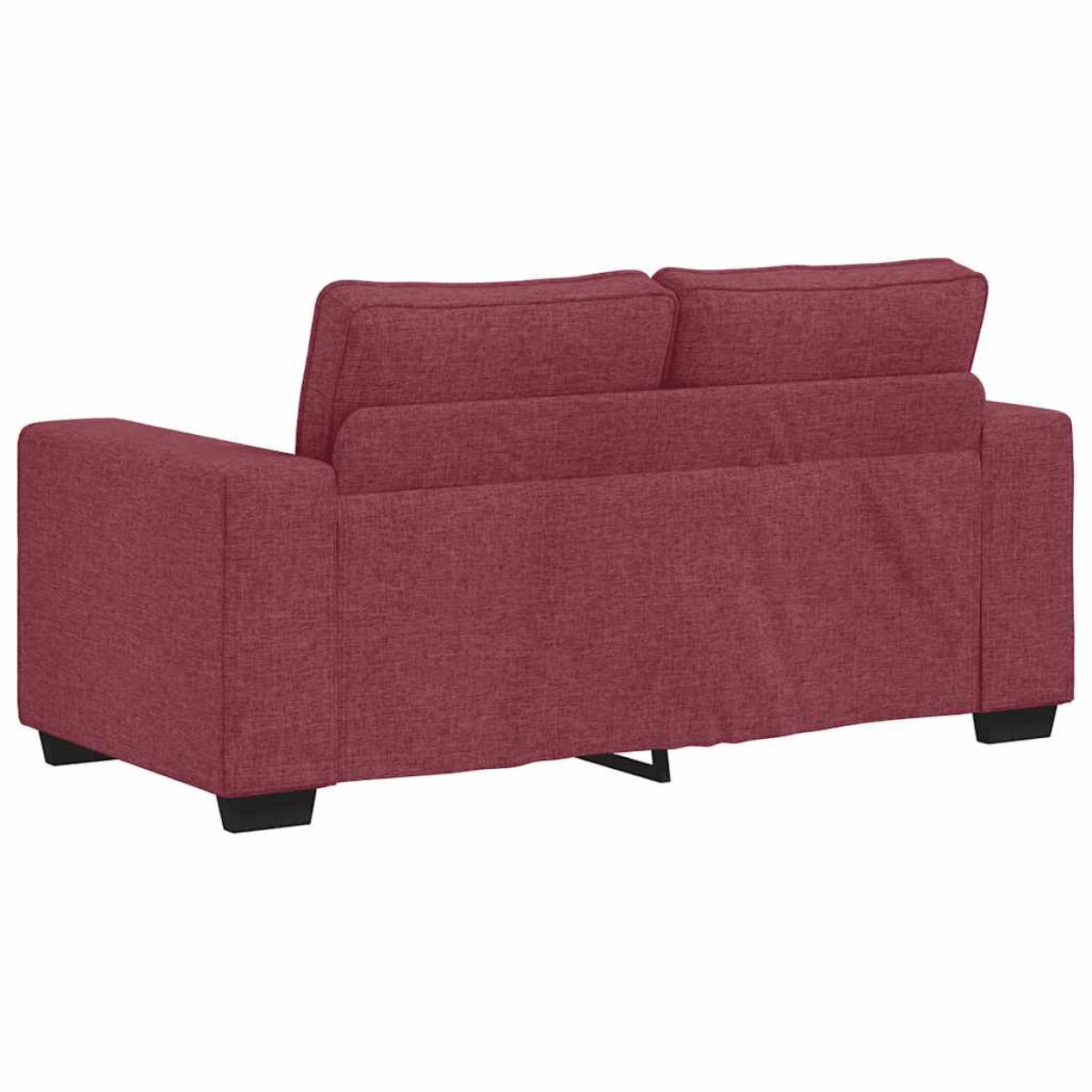 vidaXL Διθέσιος Καναπές Κόκκινος 160x77x82 εκ. Ύφασμα