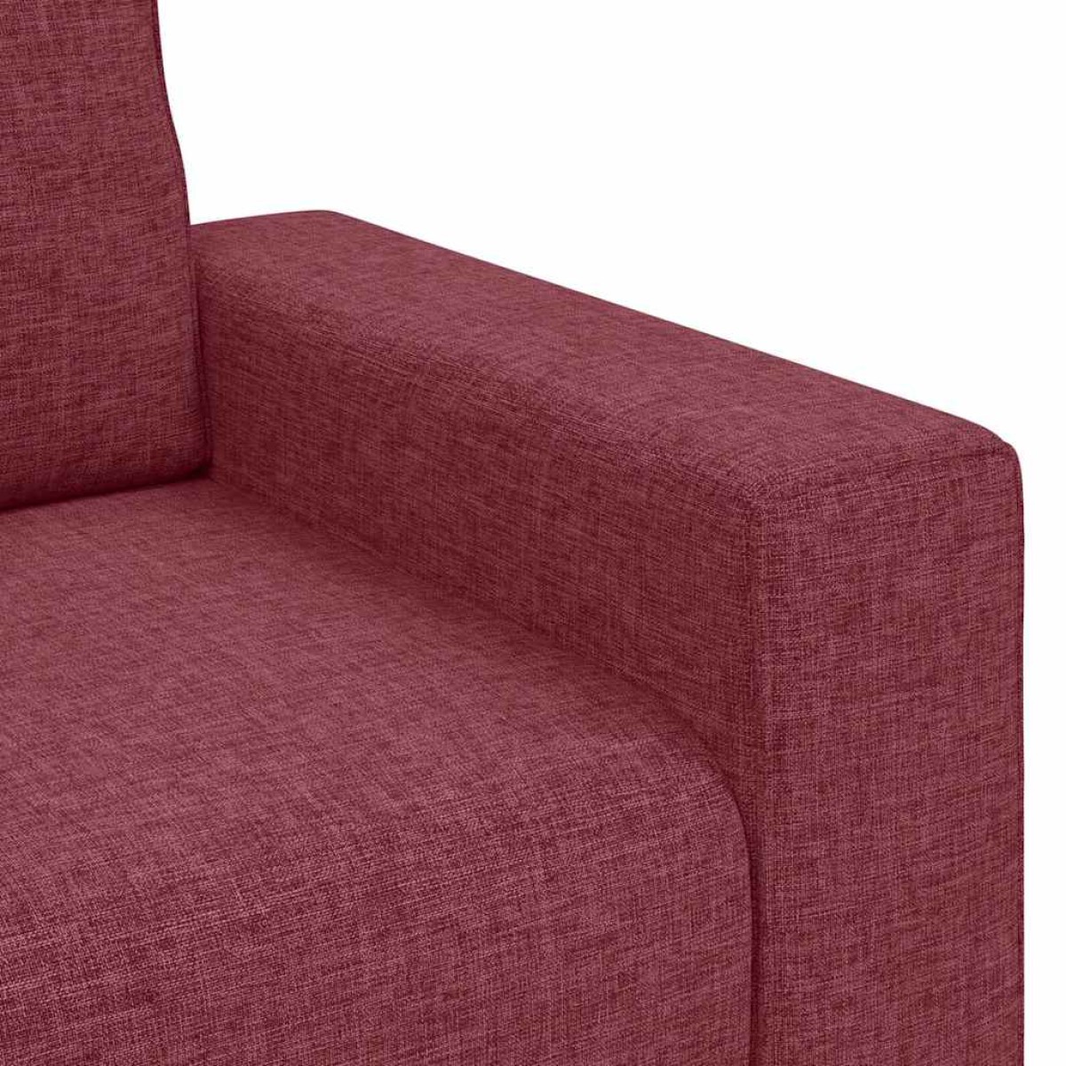 vidaXL Διθέσιος Καναπές Κόκκινος 160x77x82 εκ. Ύφασμα