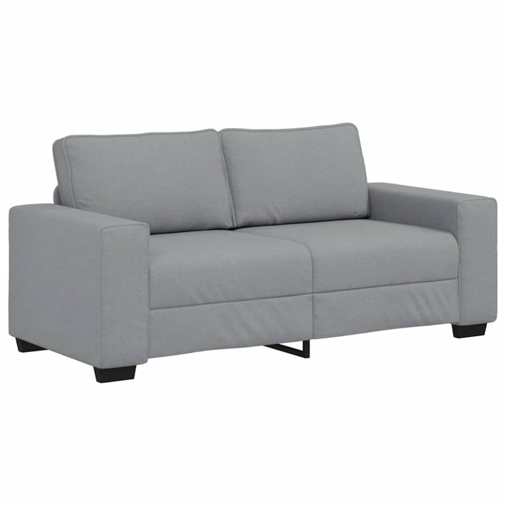 vidaXL Διθέσιος Καναπές Ανοιχτό Γκρι 180x77x82 εκ. Ύφασμα