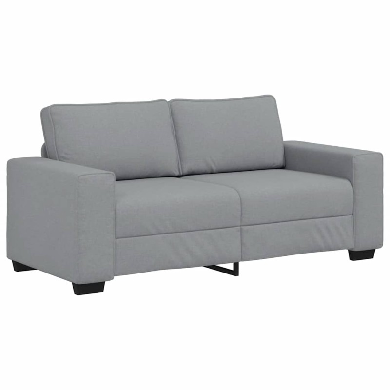 vidaXL Διθέσιος Καναπές Ανοιχτό Γκρι 180x77x82 εκ. Ύφασμα