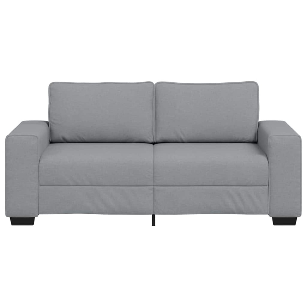 vidaXL Διθέσιος Καναπές Ανοιχτό Γκρι 180x77x82 εκ. Ύφασμα